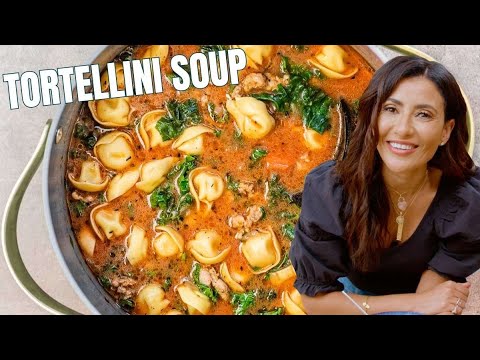 Sausage Tortellini Soup: Comfort food in a bowl!