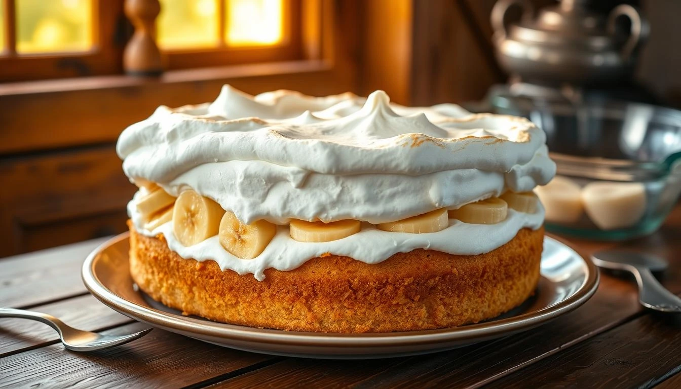 Old School Banana Pudding Cake: A Classic Dessert