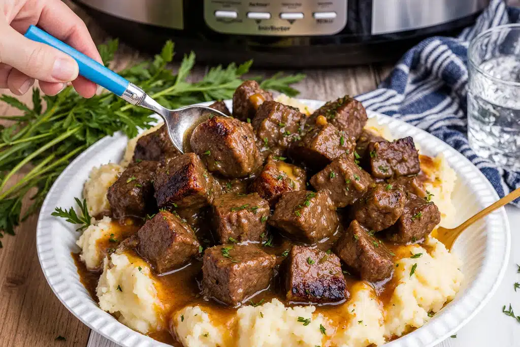Slow Cooker Garlic Butter Steak Bites: Juicy, Tender, and Packed with Flavor 5 img 5 1