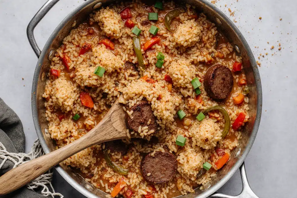 Cajun Sausage and Rice Skillet (One-Pan 30-Min Dinner) 5 img 1 39