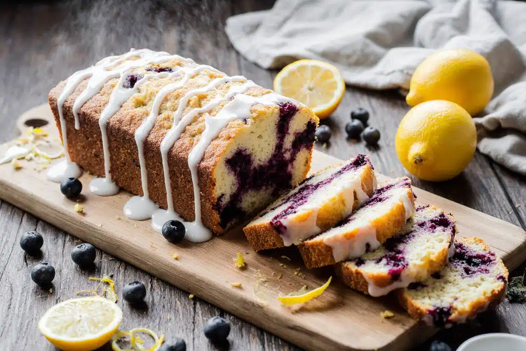 Blueberry Lemon Cream Cheese Bread 5 img 4 15