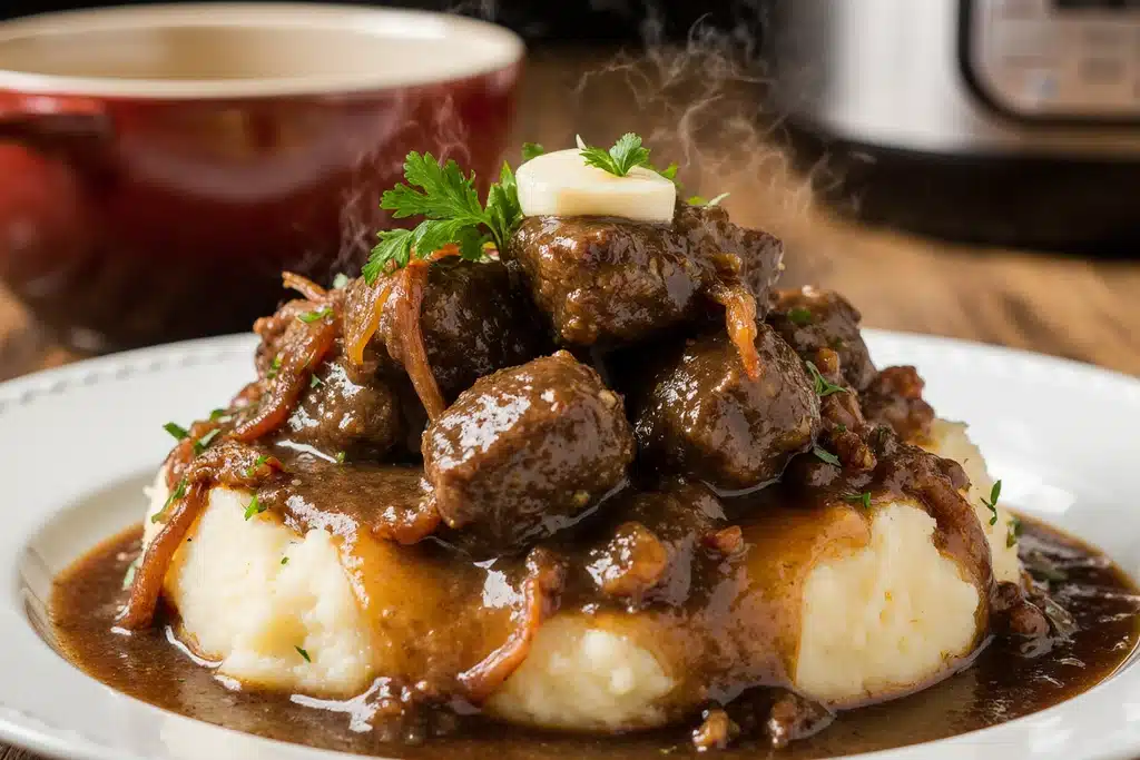 Slow Cooker Steak Bites 5 img 4 4