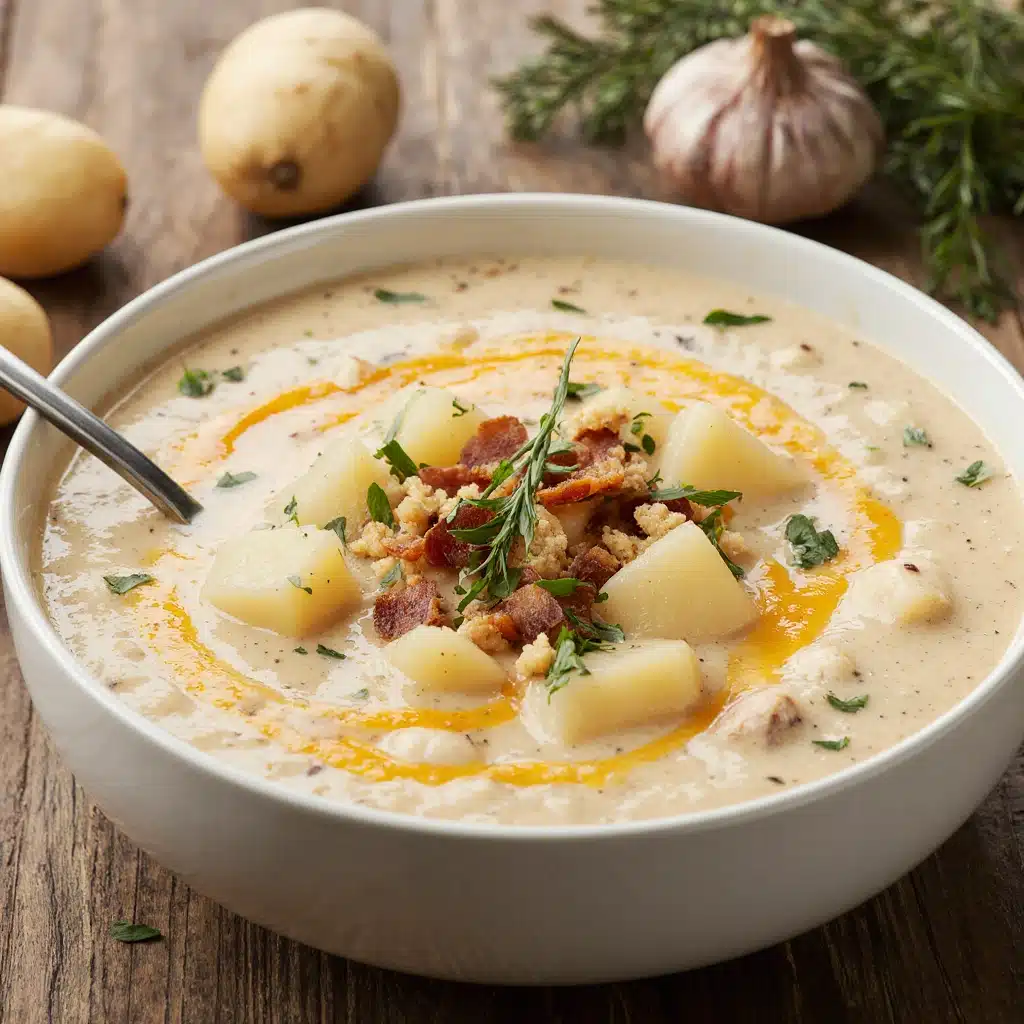 Best Cheddar Garlic Herb Potato Soup Recipe (Creamy, Easy & Comforting 2026) 6 img 4 5